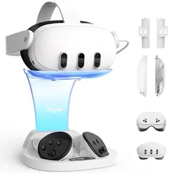 YOGES Charging Dock for Meta Quest 3 VR Headset