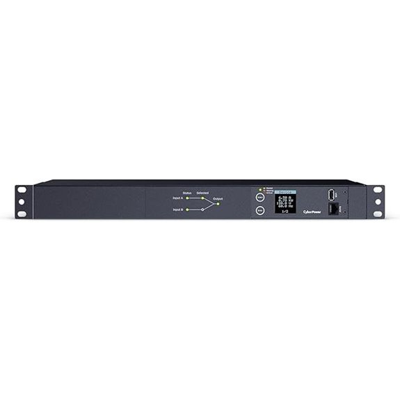 CyberPower Metered ATS PDU 10 Outlets 1U Rackmount