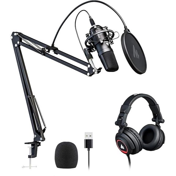 MAONO Studio Microphone & Headphone Set for Streaming