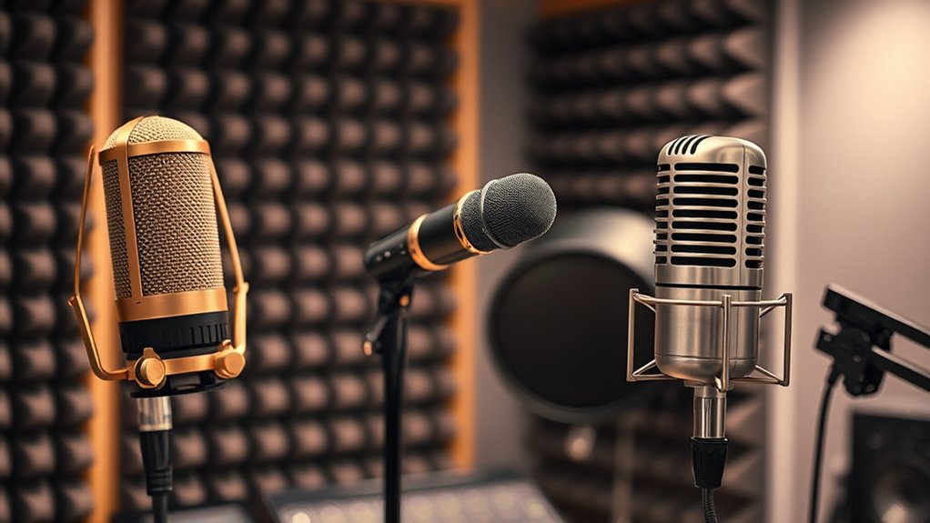 microphone selection for voice over