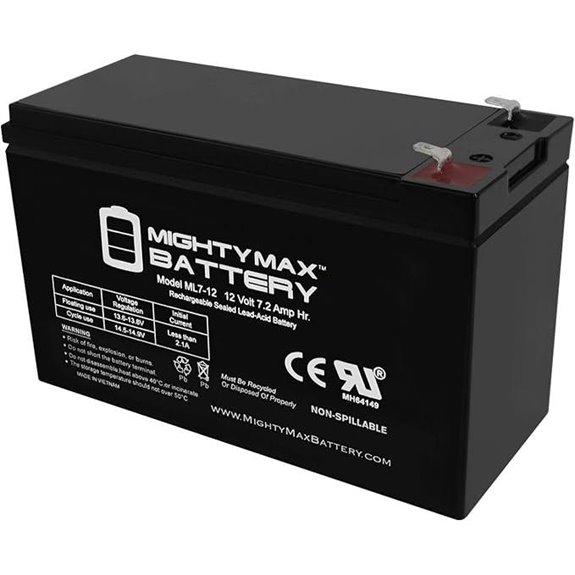 Mighty Max 12V 7.2AH UPS Battery for APC Back-UPS