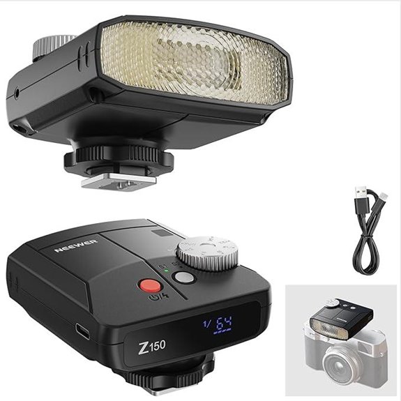 NEEWER Mini Camera Flash GN15 for DSLR and Zv1