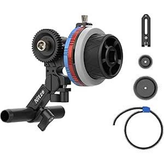 Nitze Mini Follow Focus with 15mm Rod and Gears
