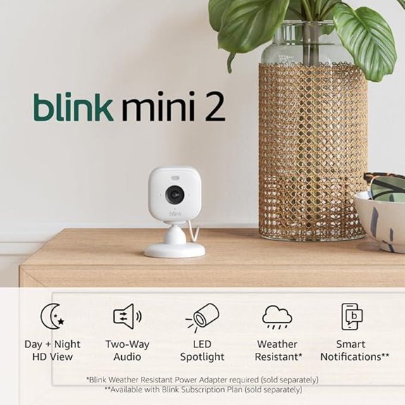 Blink Mini 2 Home Security Camera with Night Vision