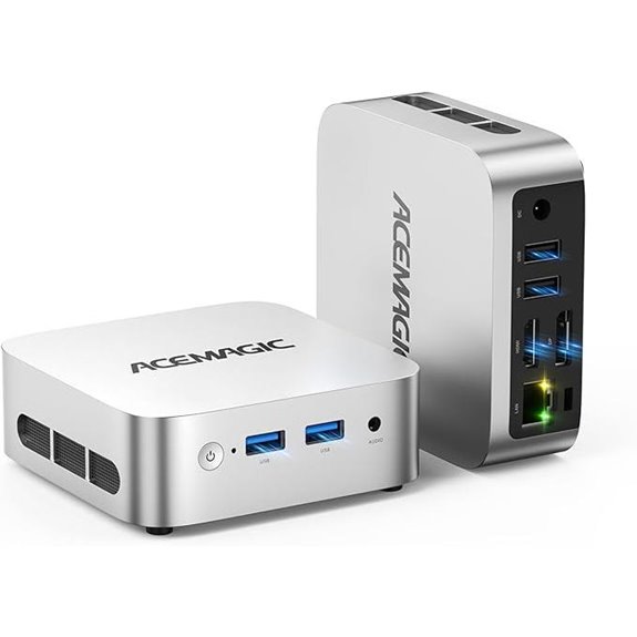 ACEMAGIC Mini PC 16GB RAM 256GB SSD Dual 4K