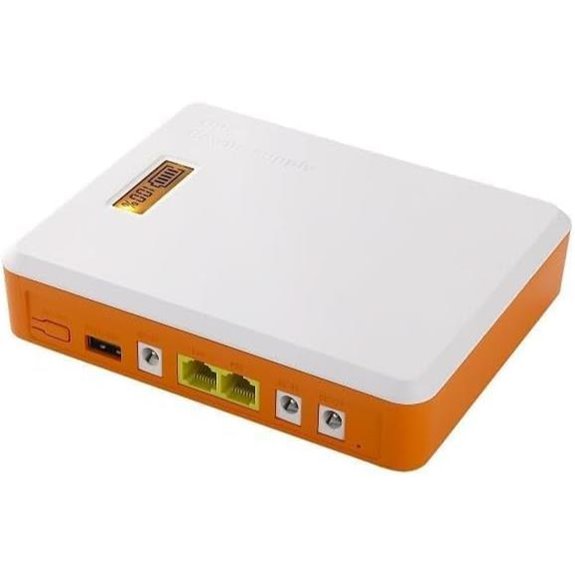 POE Mini UPS Power Supply with LCD Display