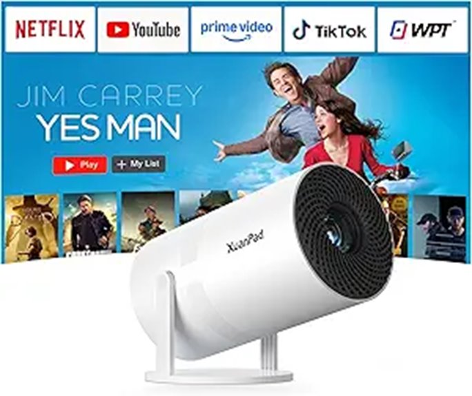 mini wi fi bluetooth projector