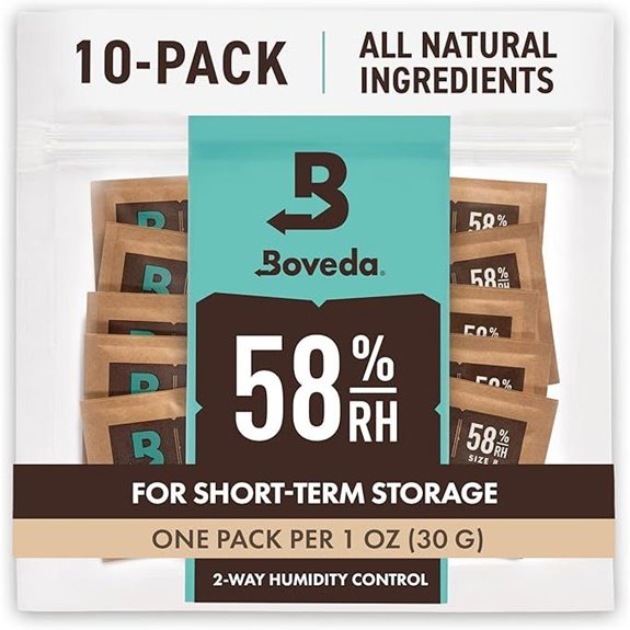 Boveda 58% Humidity Control Packs (10 Pack)