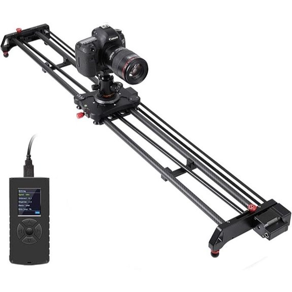GVM Motorized Camera Slider with Battery