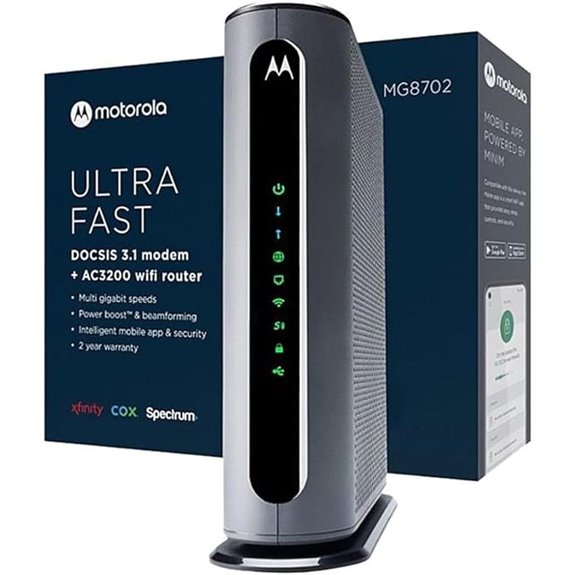 Motorola MG8702 Cable Modem & Wi-Fi Router Combo
