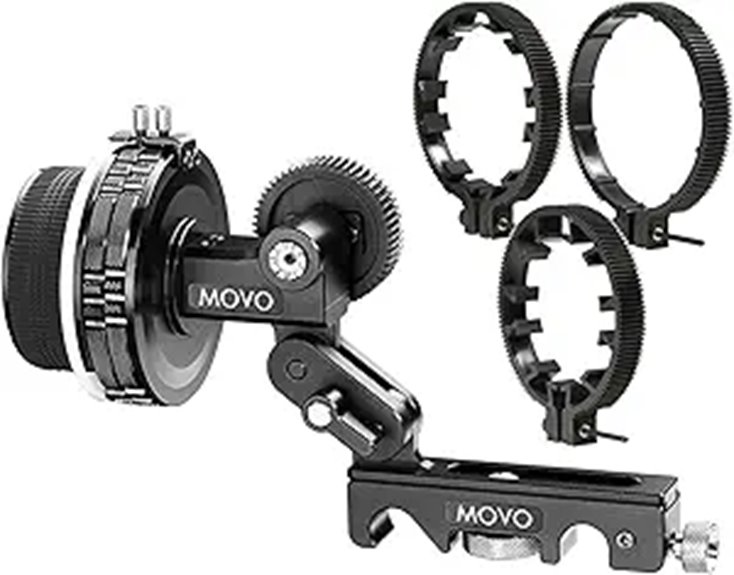 Movo F2X Follow Focus System with Gear Rings