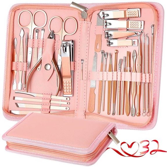 32-in-1 Women's Manicure & Pedicure Nail Kit