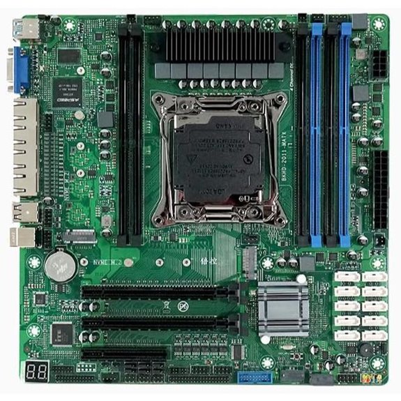 NAS Motherboard with SATA M.2 NVMe DDR4 Ethernet
