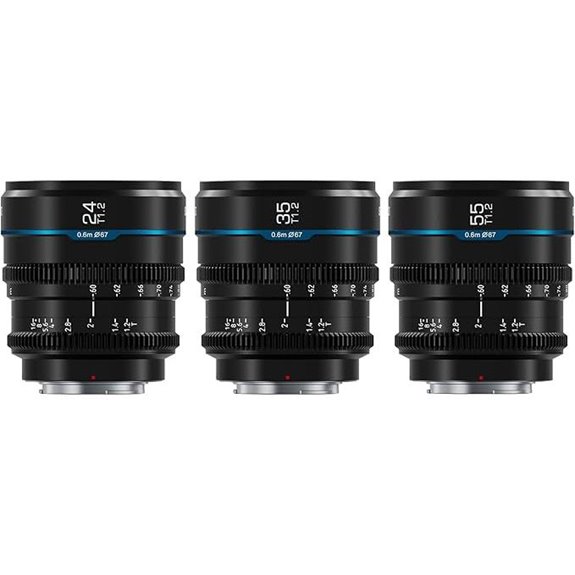 Sirui Night Walker S35 Cine Lens Set (24mm-55mm)