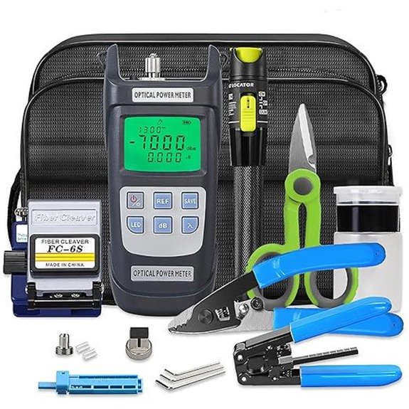 9-in-1 Fiber Optic Termination Tool Kit