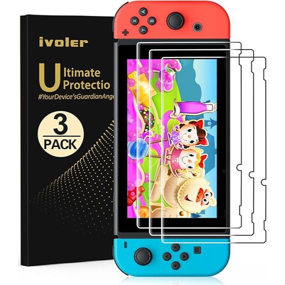 iVoler 3-Pack Nintendo Switch Screen Protectors