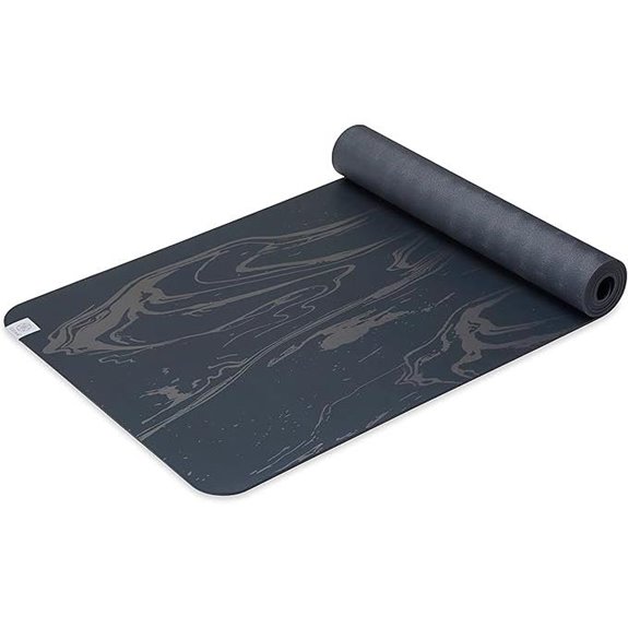 Gaiam Dry-Grip Yoga Mat 5mm Non-Slip 68x24