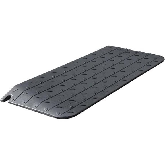 Rubber Wheelchair Ramp 2 Rise Non-Slip Surface