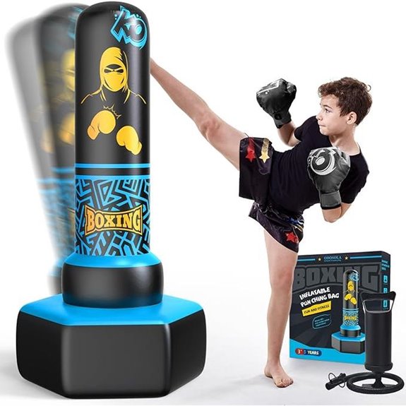 67'' Inflatable Punching Bag for Kids 3-12