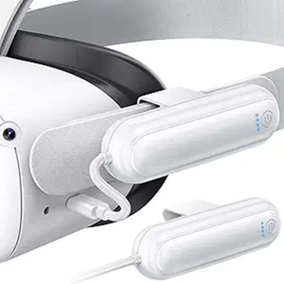 Kinwin 2-Pack Oculus Quest 2 Extended Battery