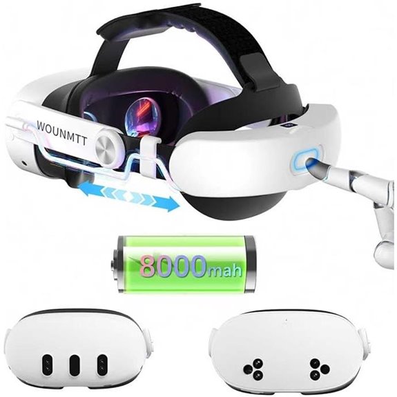 VR Head Strap for Oculus Quest 3/3S with Battery