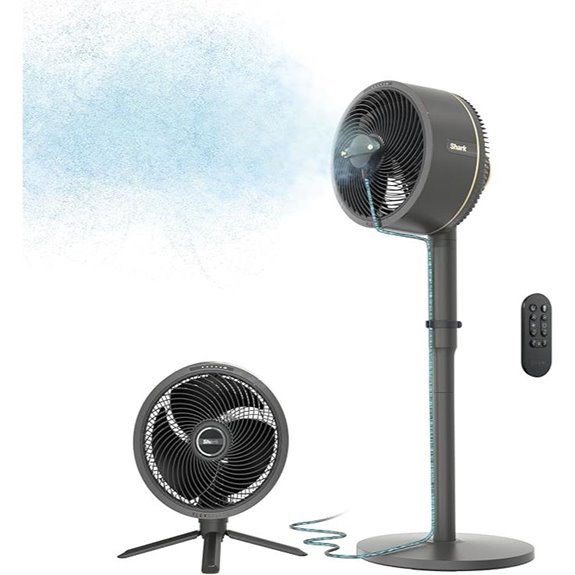Shark FlexBreeze Oscillating Fan with Misting Attachment