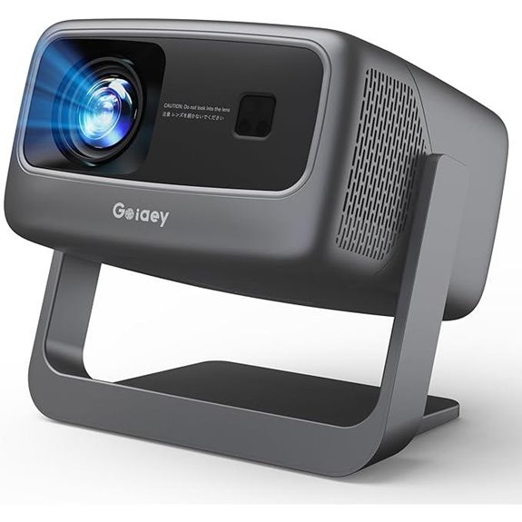 Outdoor 4K WiFi Bluetooth Projector with Auto Focus