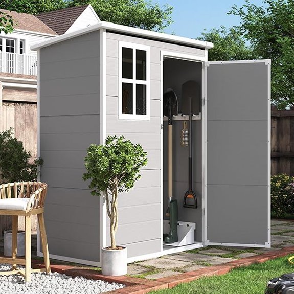 outdoor 5x3 ft shed