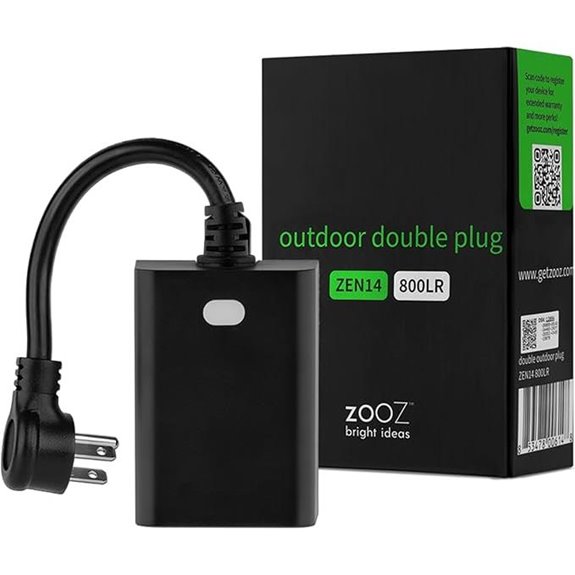 Zooz 800 Series Z-Wave Outdoor Double Plug