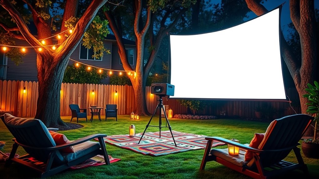 outdoor movie projector essentials