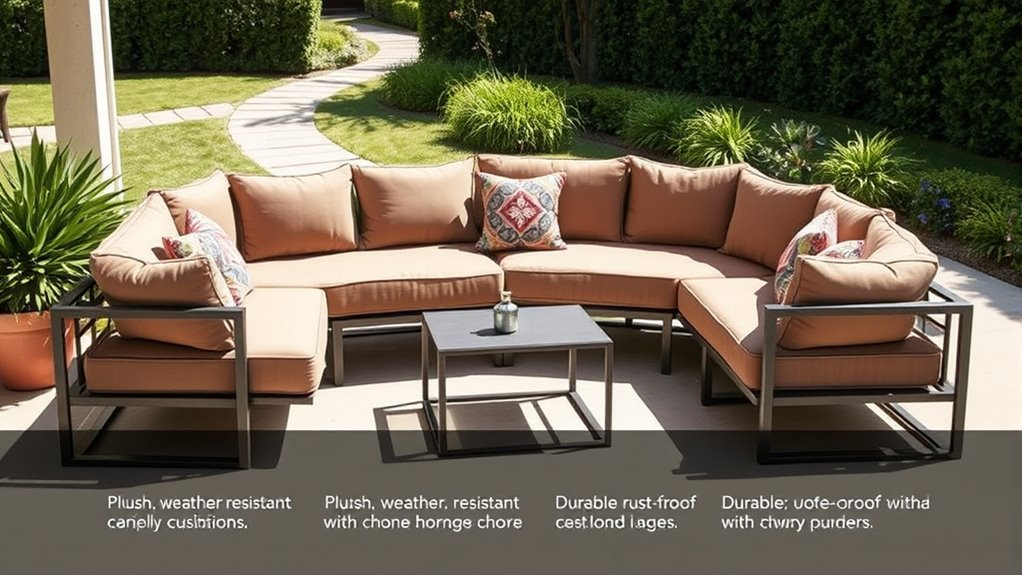 outdoor sectional choosing tips
