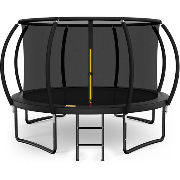 Outdoor Trampoline with Enclosure Net for Kids & Adults