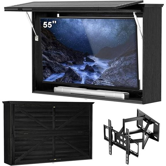 GDLF Outdoor TV Enclosure for 44-55 inch TVs