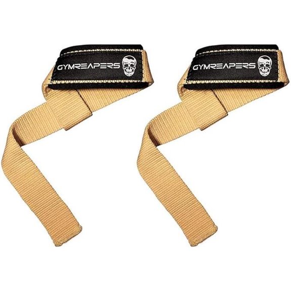 Gymreapers Padded Neoprene Wrist Straps for Lifting