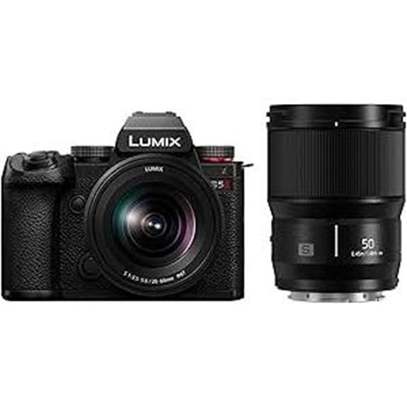 Panasonic LUMIX S5II Mirrorless Camera with Lenses