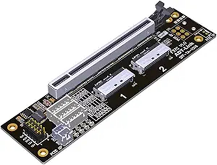 JMT PCIe 4.0 x16 Bifurcation Adapter Riser