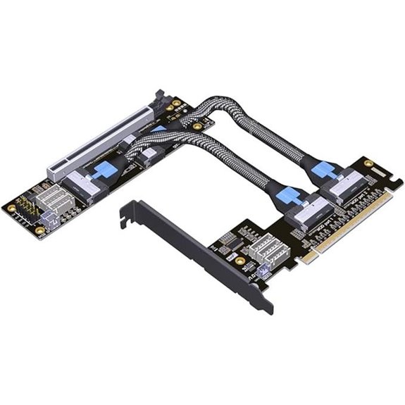 JMT PCIe 4.0 x16 Bifurcation Riser Card
