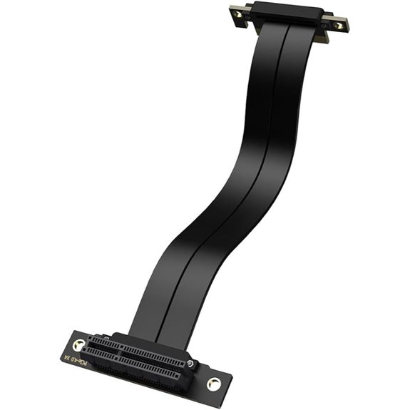 PCIe x4 4.0 Riser Cable 20cm 90° Extension