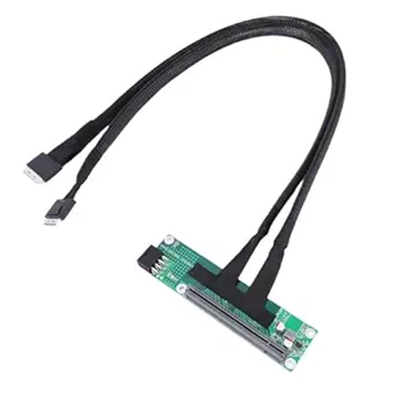 Yunseity PCIe 4.0 X16 Riser Card with Bifurcation