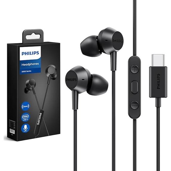 Philips USB-C Earbuds with Microphone and Remote