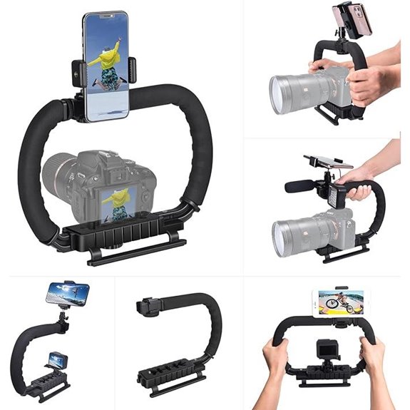 Camera Stabilizer Expansion Cage for Phone and Action Cameras