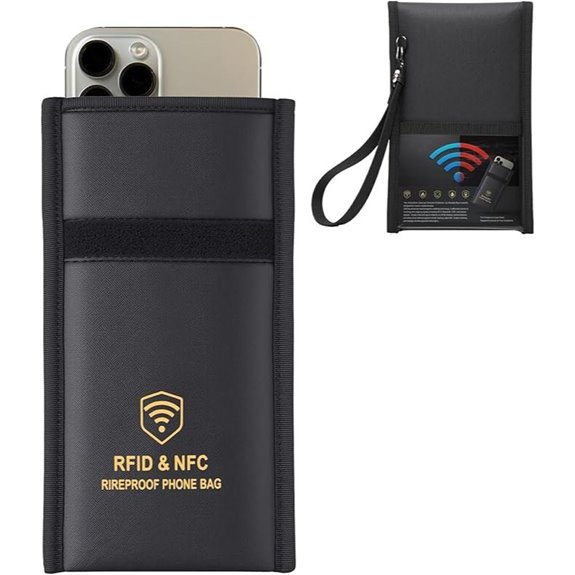 Faraday Phone & Key Fob Signal Blocker Bag
