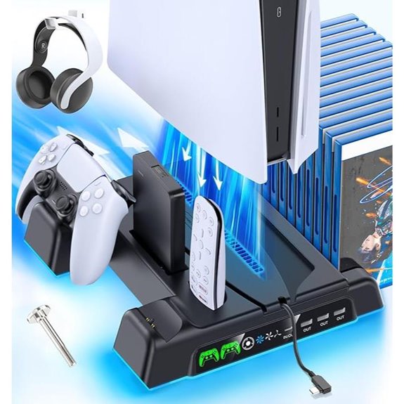 PS5/Slim/Pro Cooling and Charging Station Kit