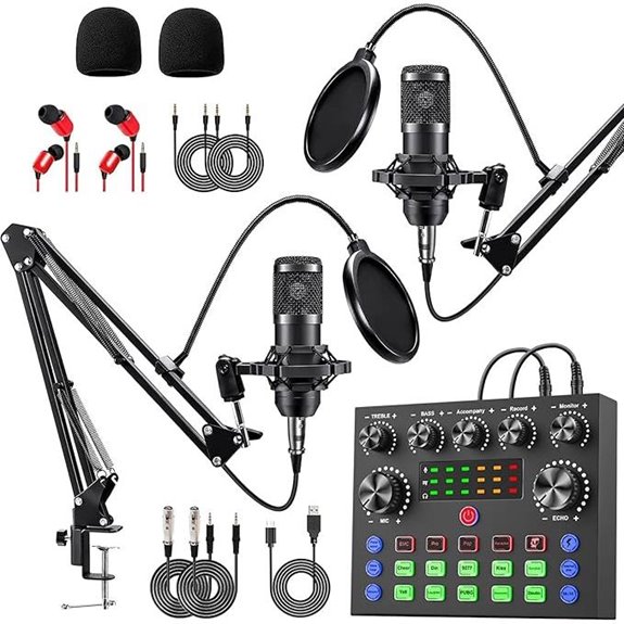 Podcast Equipment Bundle with Microphone and Voice Changer