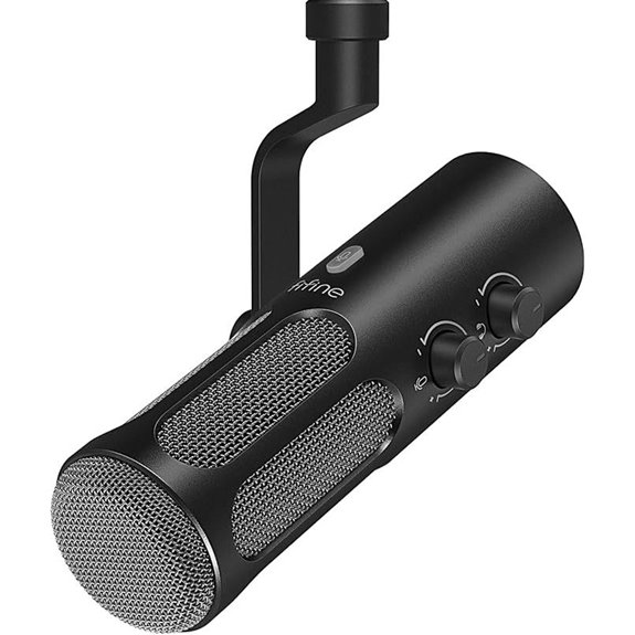 FIFINE XLR/USB Podcast Microphone with Headphone Jack