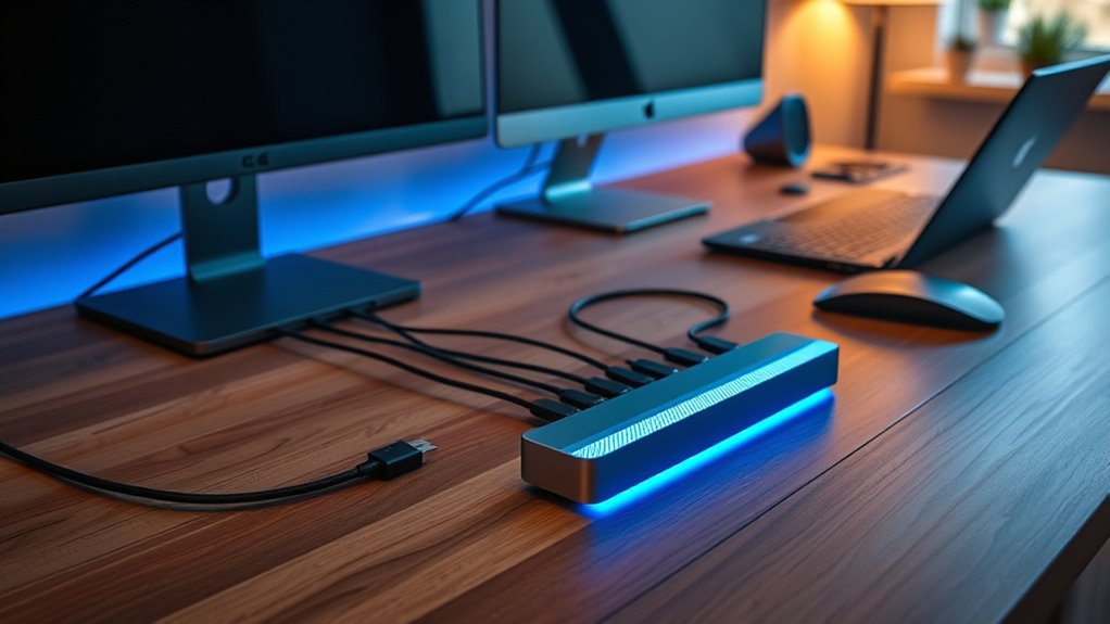 port options power display