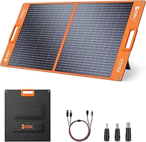 portable 100w solar panel