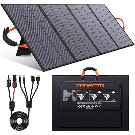 400W Foldable Solar Panel for Power Stations