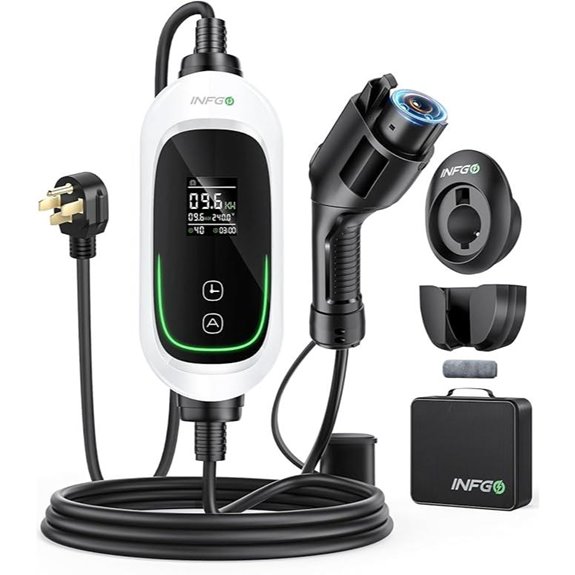 Level 2 EV Charger 40Amp Portable with 25FT Cable