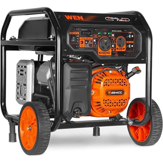 WEN 5,600W Dual Fuel Portable Generator